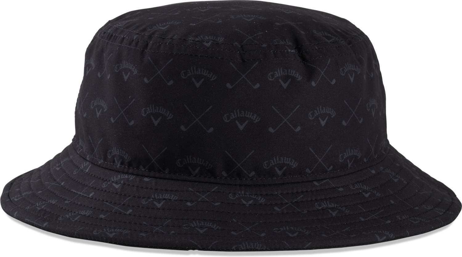 Callaway Hyperdry Bucket Hat Herre Kasket Black Charcoal Str
