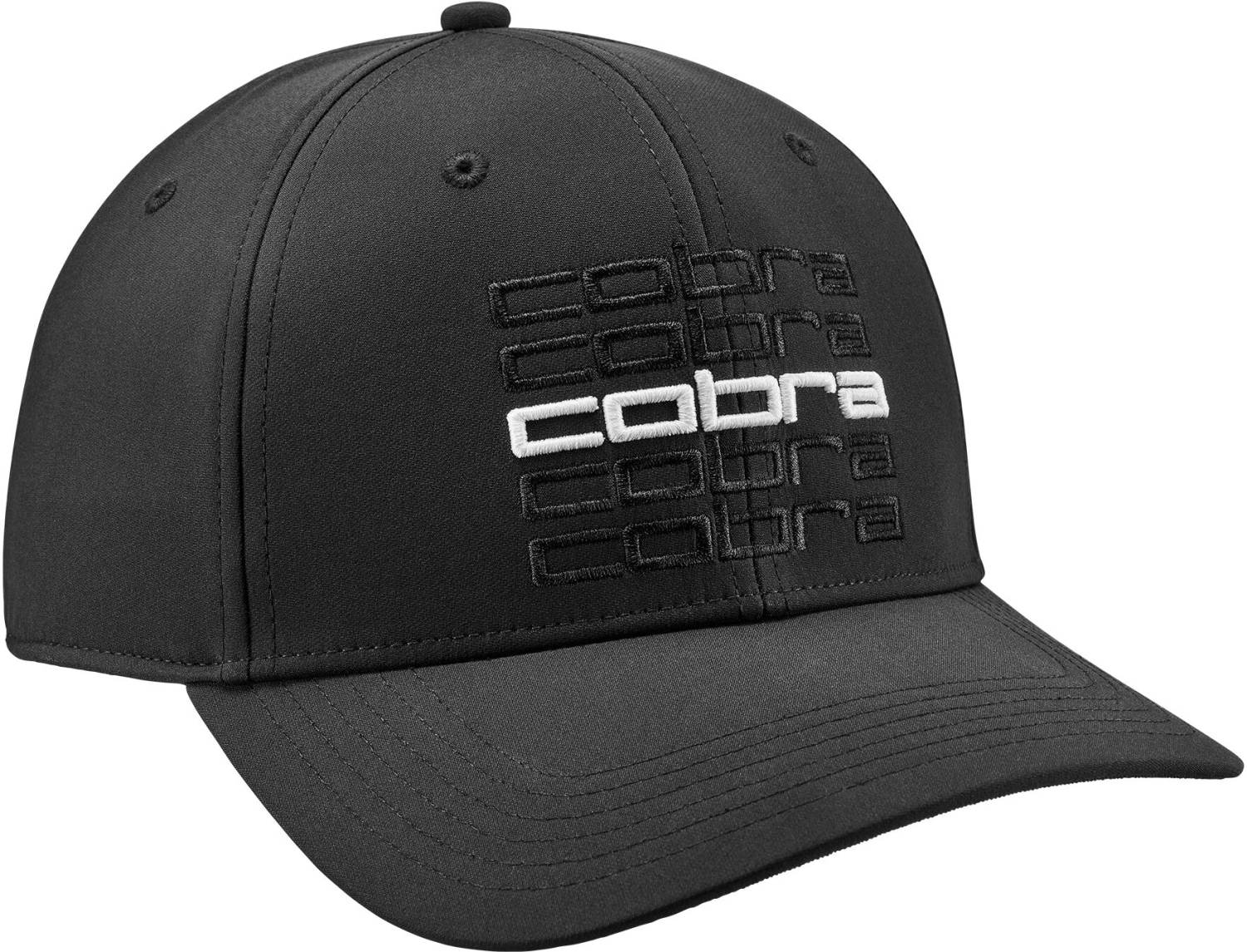 Cobra Repeat Herre Kasket Puma Black White Glow Str Onesize