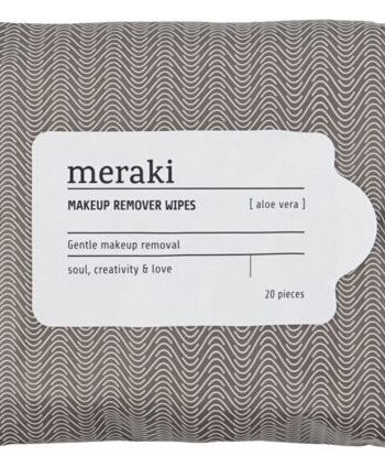 Makeup Remover Renseservietter Meraki Aloe Vera Stk Skånsom Rens Med Aloe Vera   Kamille